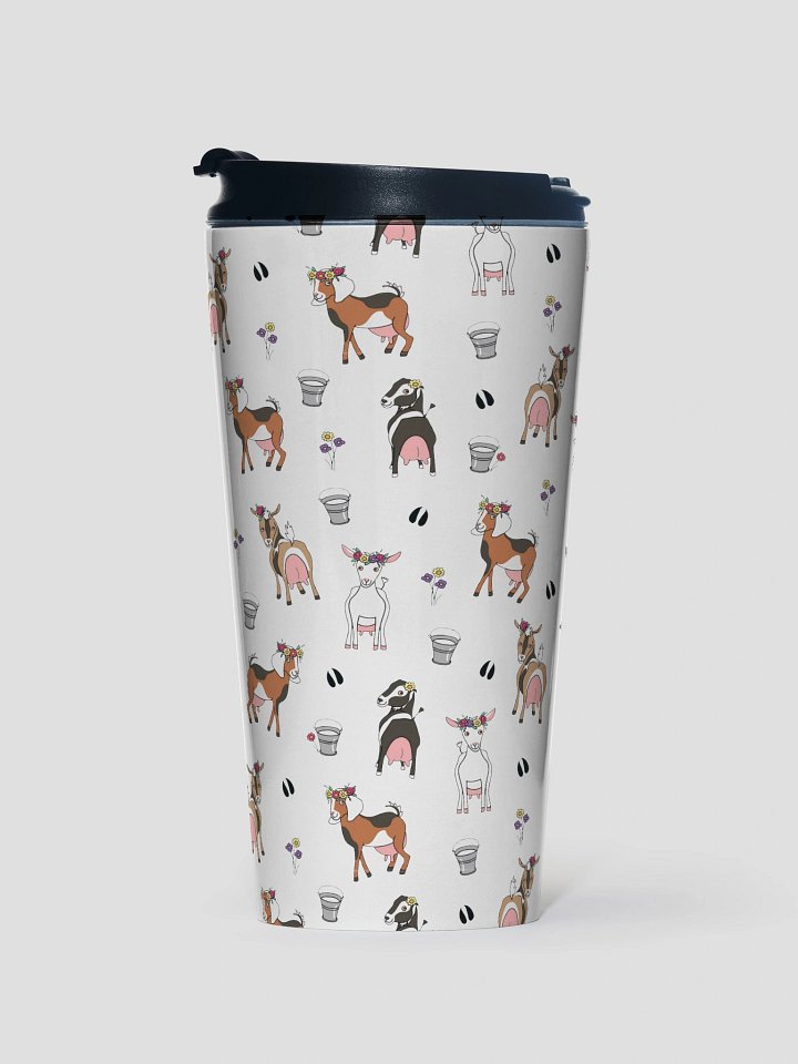 Dairy Goat Stainless Steel Travel Mug product image (1)