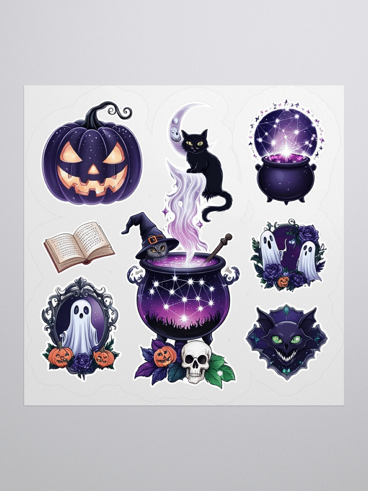 Nocturnal Halloween Kiss Cut Sticker Set product image (3)