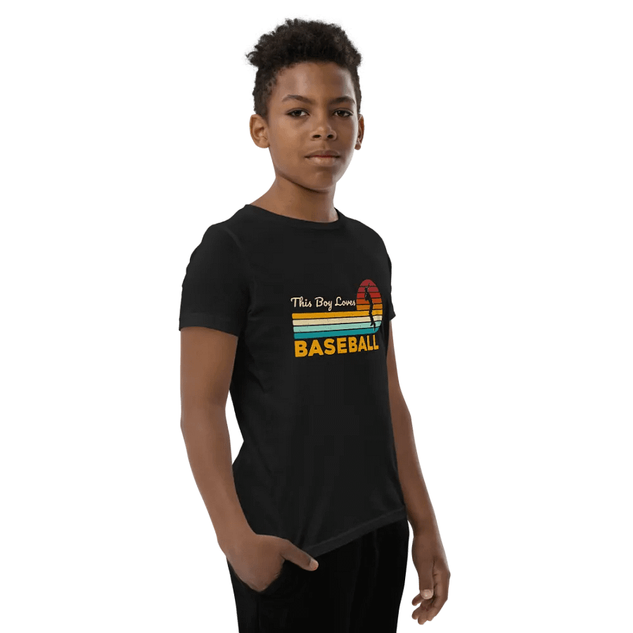 Sunset Baseball Youth T-Shirt product image (9)