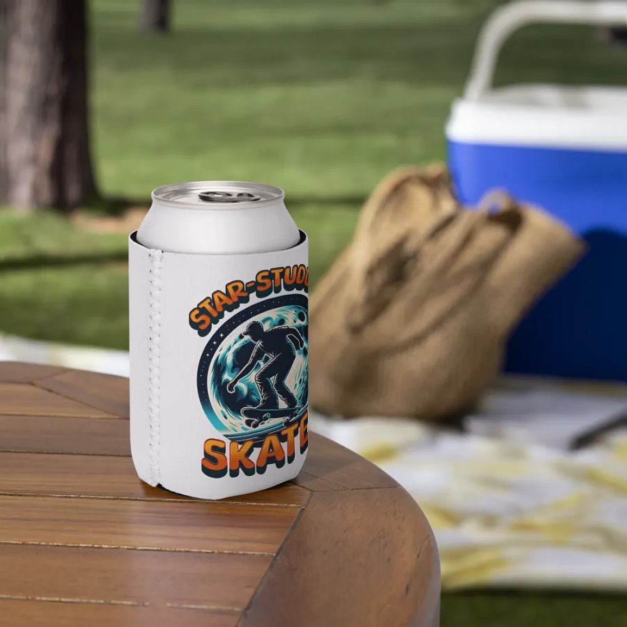 Star-Studded Skater Can Cooler product image (6)