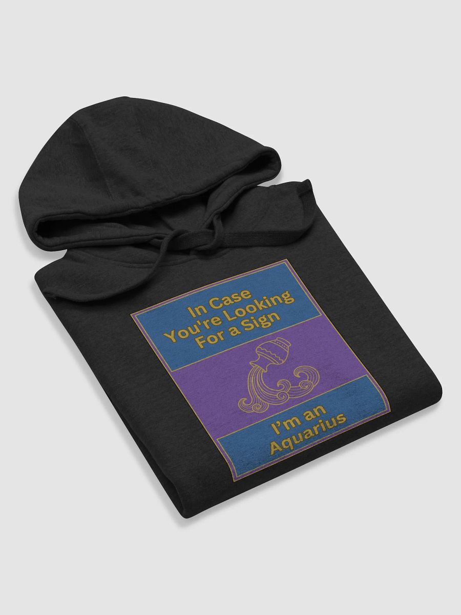 In Case You’re Looking For A Sign Aquarius Zodiac Sign Hoodie, Zodiac Sign Vibes Hoodie, Aquarius Hoodie, Astrological Hoodie product image (3)