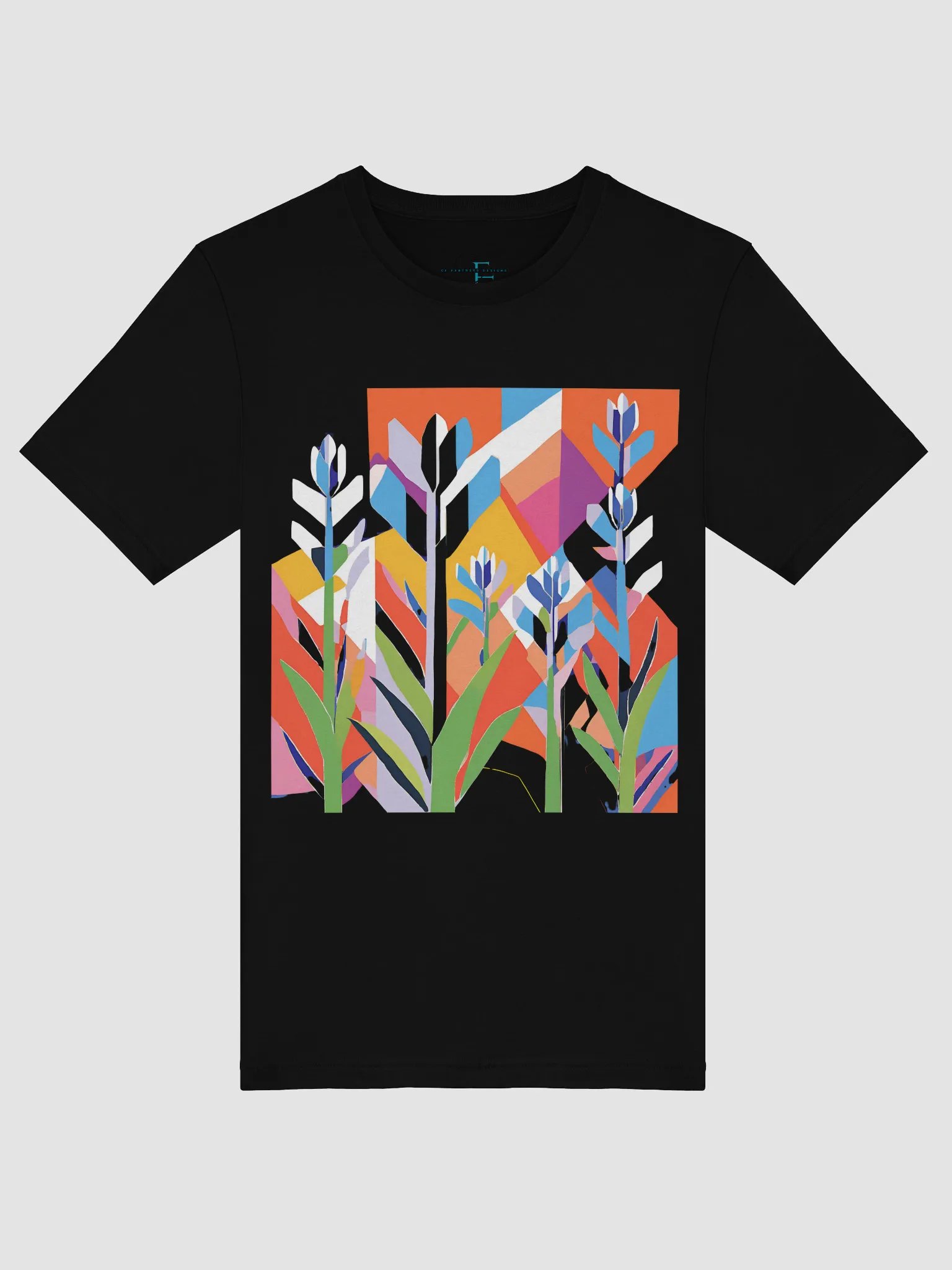 Abstract Bluebonnet Art Bella Canvas Tee Dreamfield Tee product image (52)