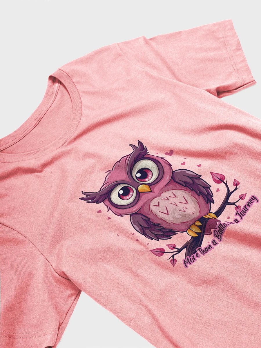 More Than a BATTLE, it's A Journey BREAST CANCER AWARENESS night Owl T-Shirt product image (2)