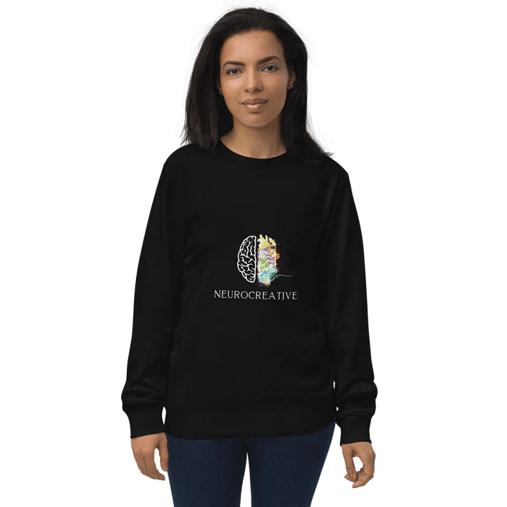 Neurocreative- Unisex Organic Cotton Sweatshirt product image (7)