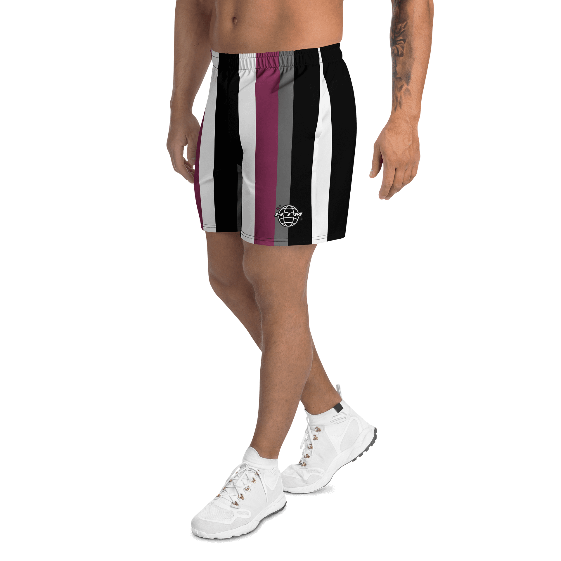 HIM Vintage Style Swim Shorts Red product image (5)