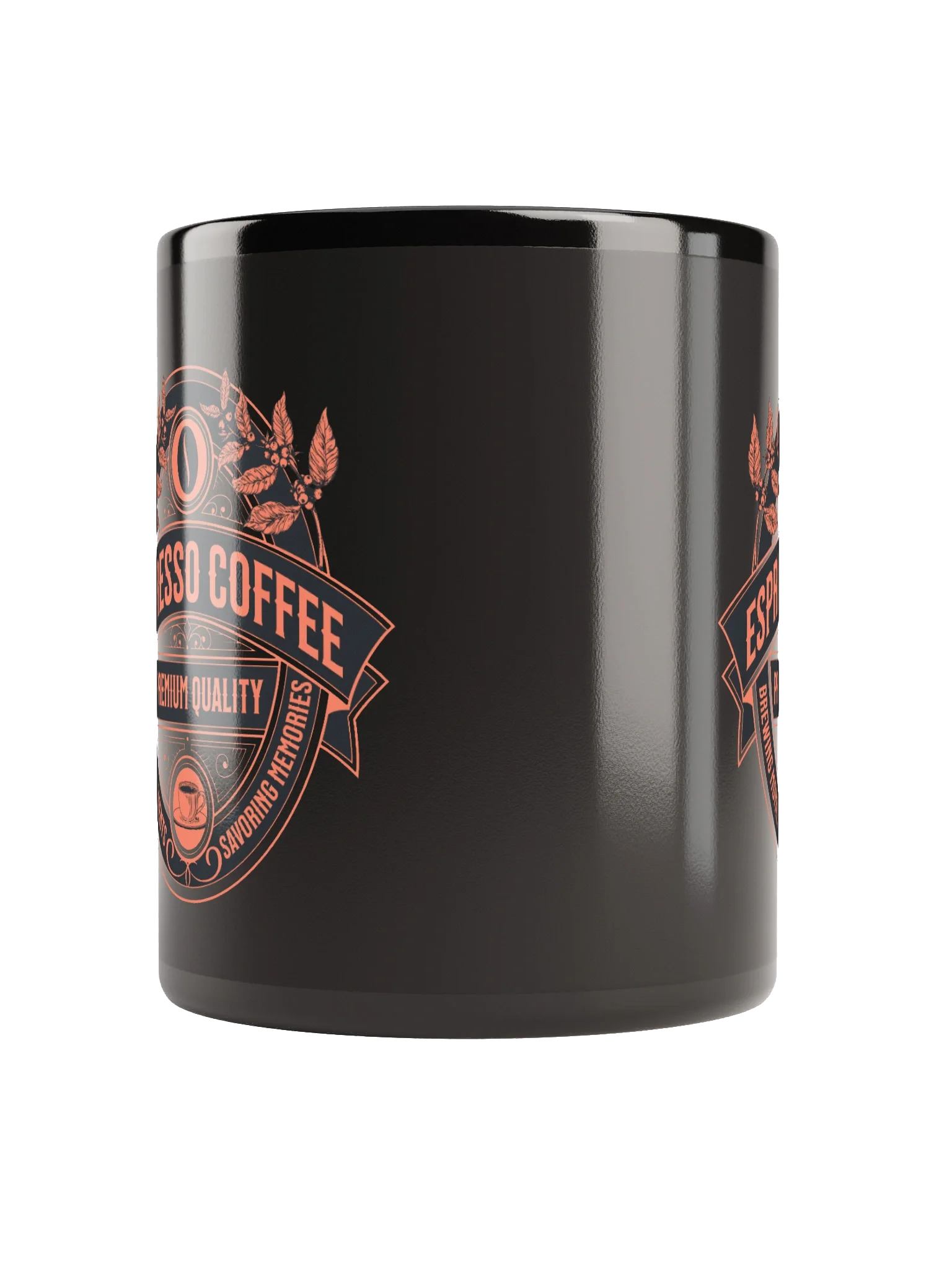 Stylish Espresso Black Glossy Mug for Coffee Lovers product image (9)