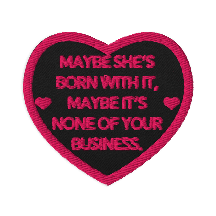 None Of Your Business - Patch product image (1)