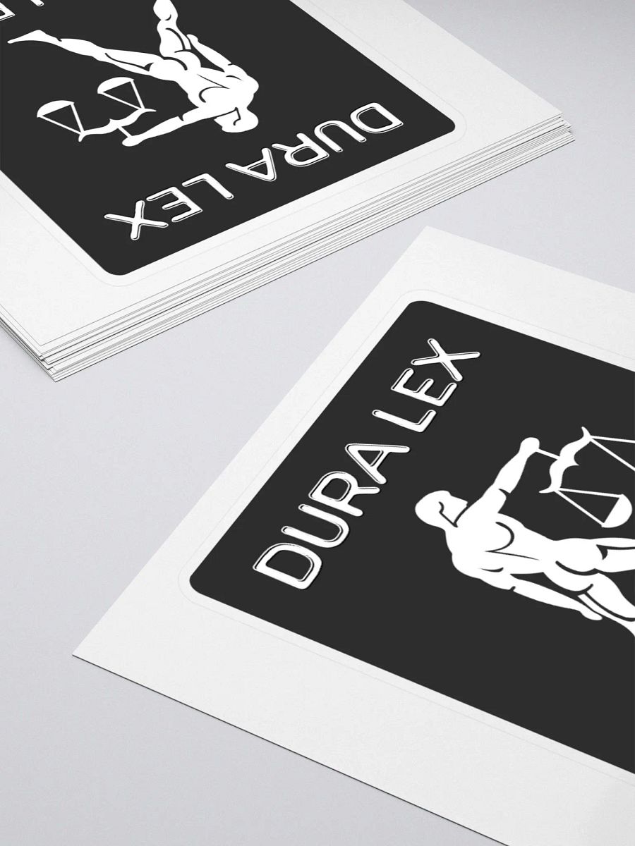 Dura Lex Sed Lex Sticker product image (4)