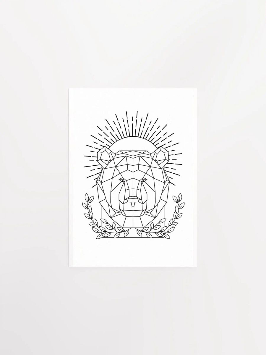 Vector Bear Art Print product image (5)