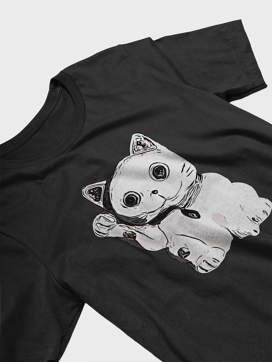 Black & White Maneki-Neko T-Shirt product image (39)