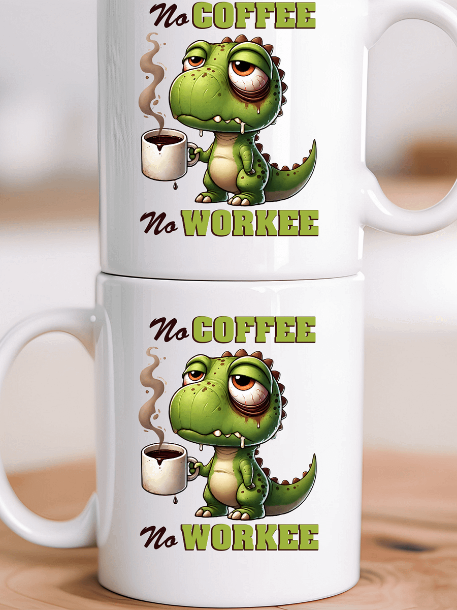 Sad Dinosaur Coffee Mug – 