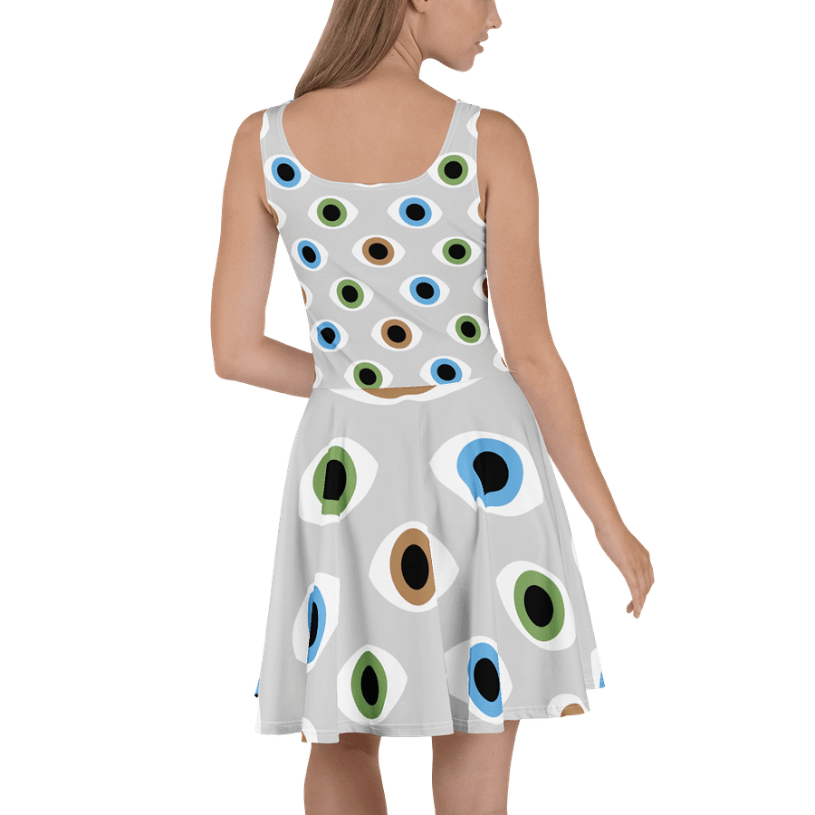 Eyes of Enchantment All-Over Print Skater Dress product image (4)