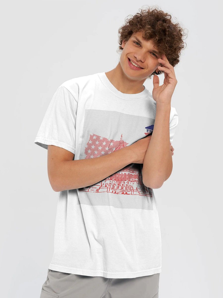 SA Tee - USA unisex T-shirt - Patriotic Shirt - USA Shirt America Merica Patriotic Red White and Blue - Fourth of July - American Flag Tee product image (5)