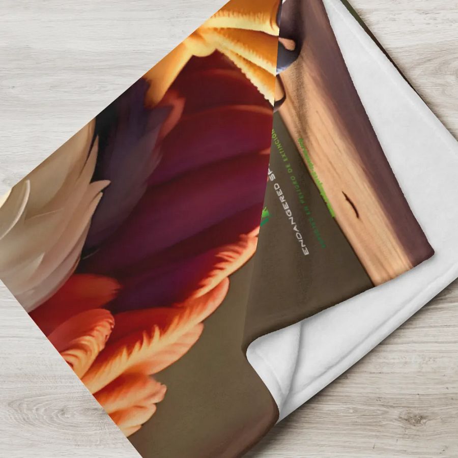 Endangered Species - Mexico - King Vulture Throw Blanket product image (6)