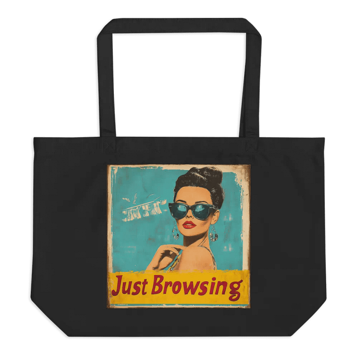 Just Browsing Retro Tote Bag product image (1)