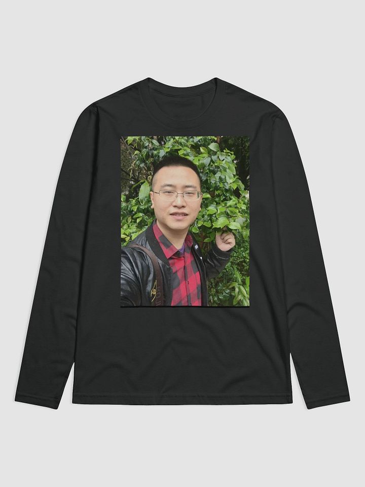 Next Level Premium Fitted Long Sleeve Crew: very green very fresh product image (1)
