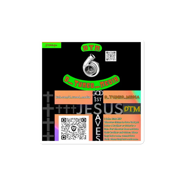 Neon Faith Die-Cut Magnets product image (2)