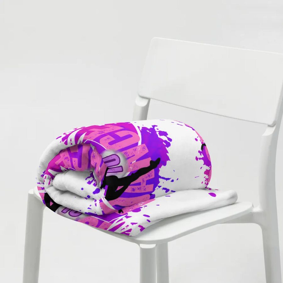 Born to Dance Her Silhouette Throw Blanket product image (19)