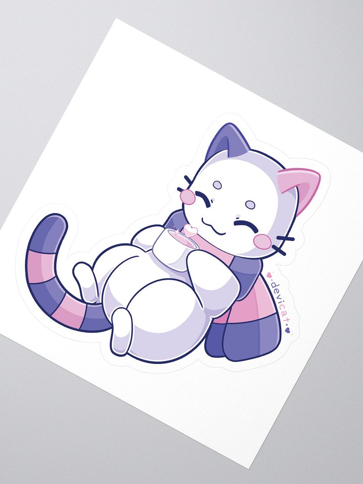 CandiCat Tea Time 2024 Sticker product image (2)