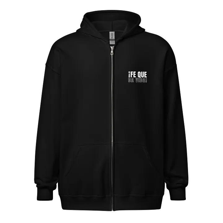 Sudadera Unisex con Capucha y Cremallera | No temas yo estoy contigo product image (2)