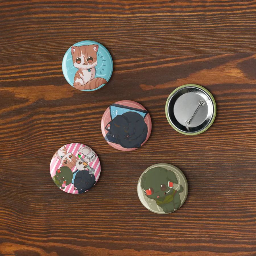Homies animal pin set product image (8)