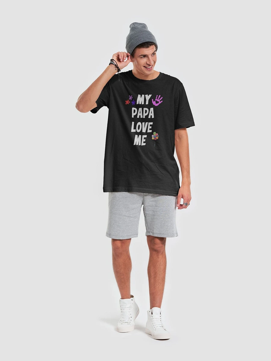 Funny Cute Father's Day , My Papa Loves Me T-Shirt product image (6)
