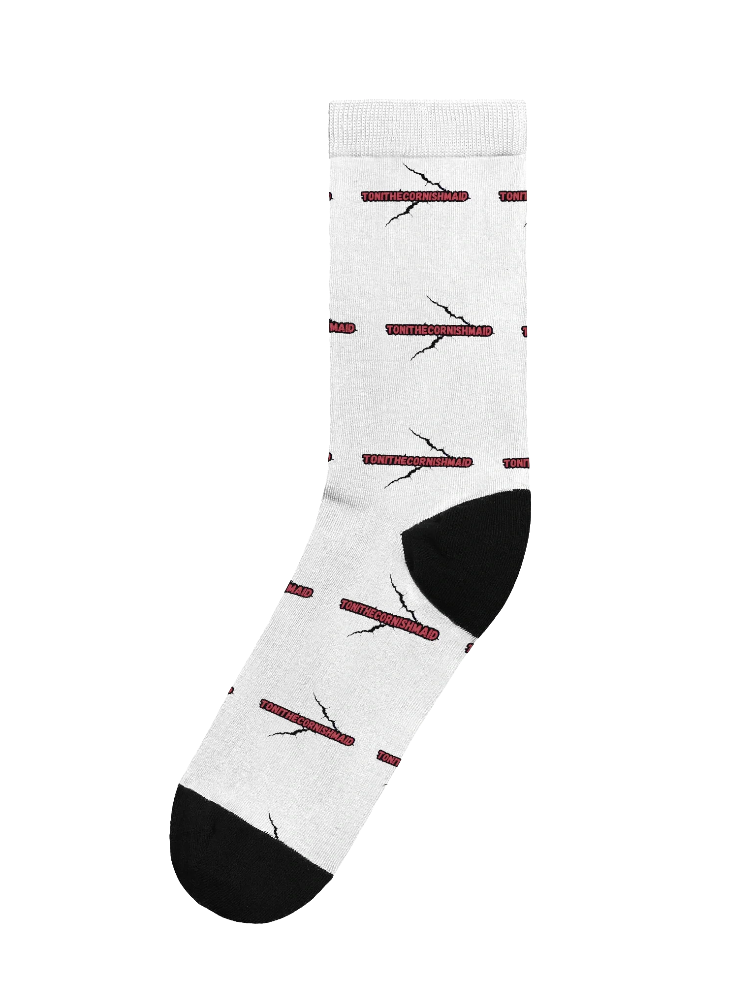 ToniTheCornishMaid Crack socks (white) product image (1)