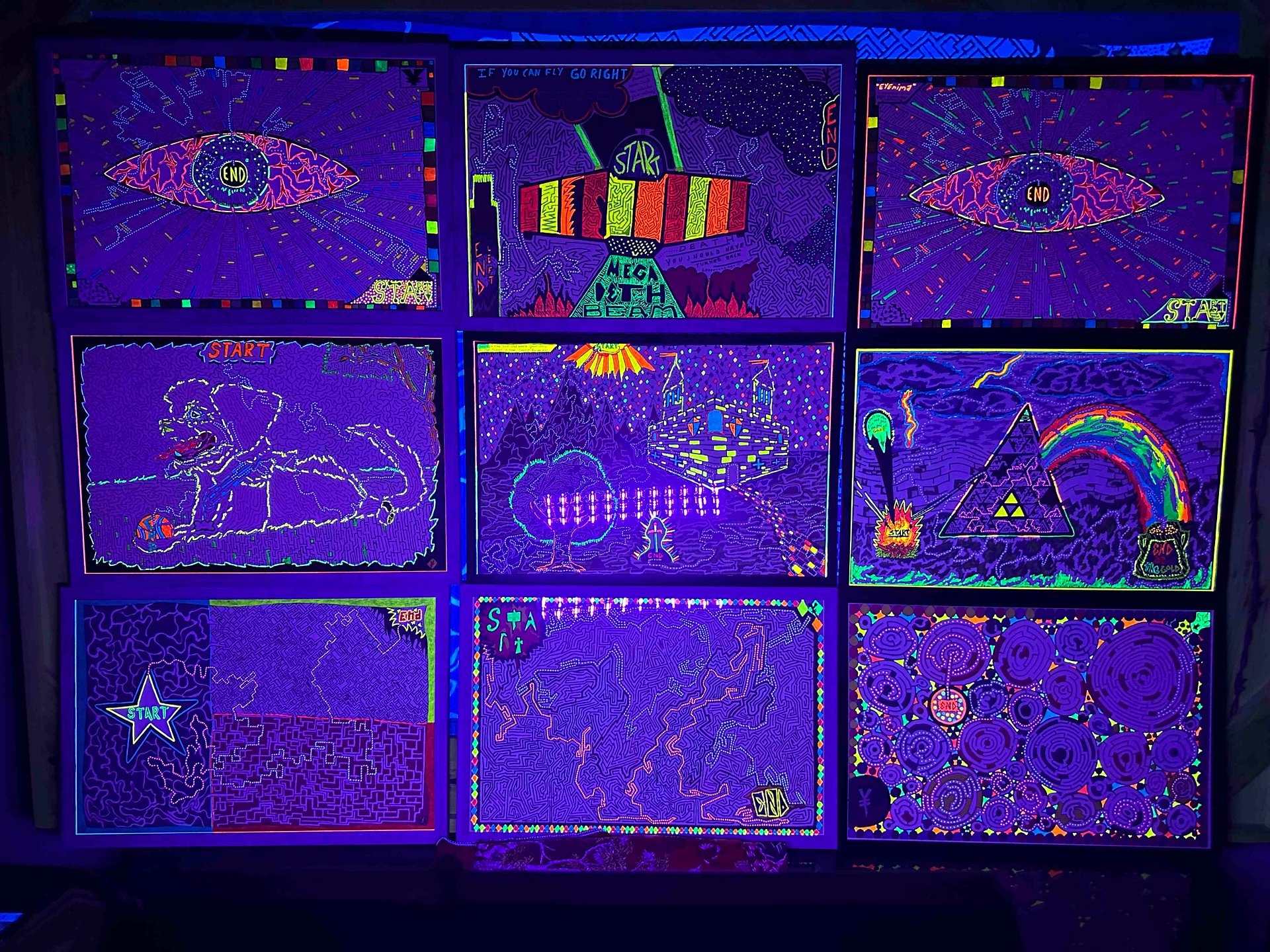 Black Gives Way to Red ~Enhanced~ Black Light Answer Key Version product image (5)