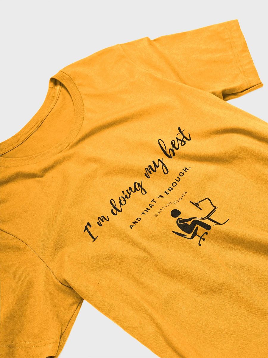 I'm doing my best Dark Unisex Super soft T-Shirt product image (13)
