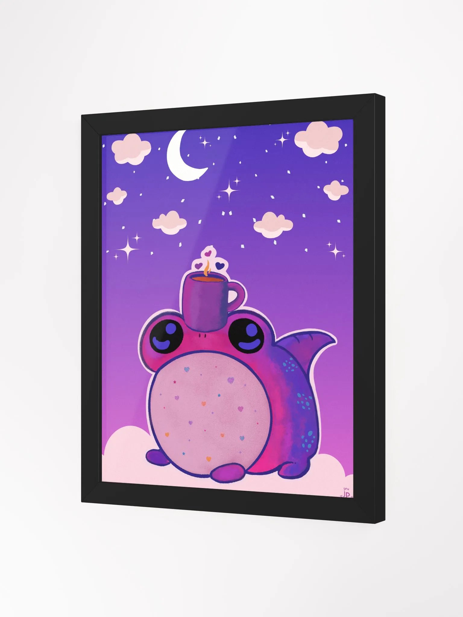 Star the Shrog Framed Art Print product image (2)