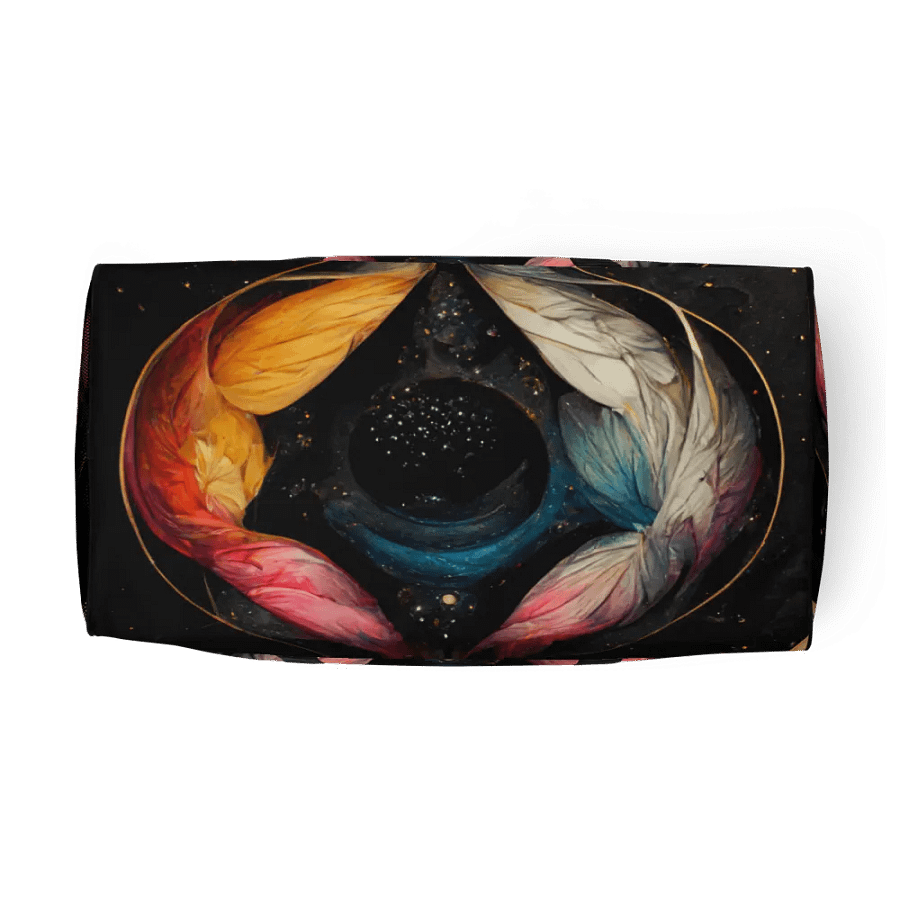 Cosmic Feathers All-Over Duffle Bag product image (5)