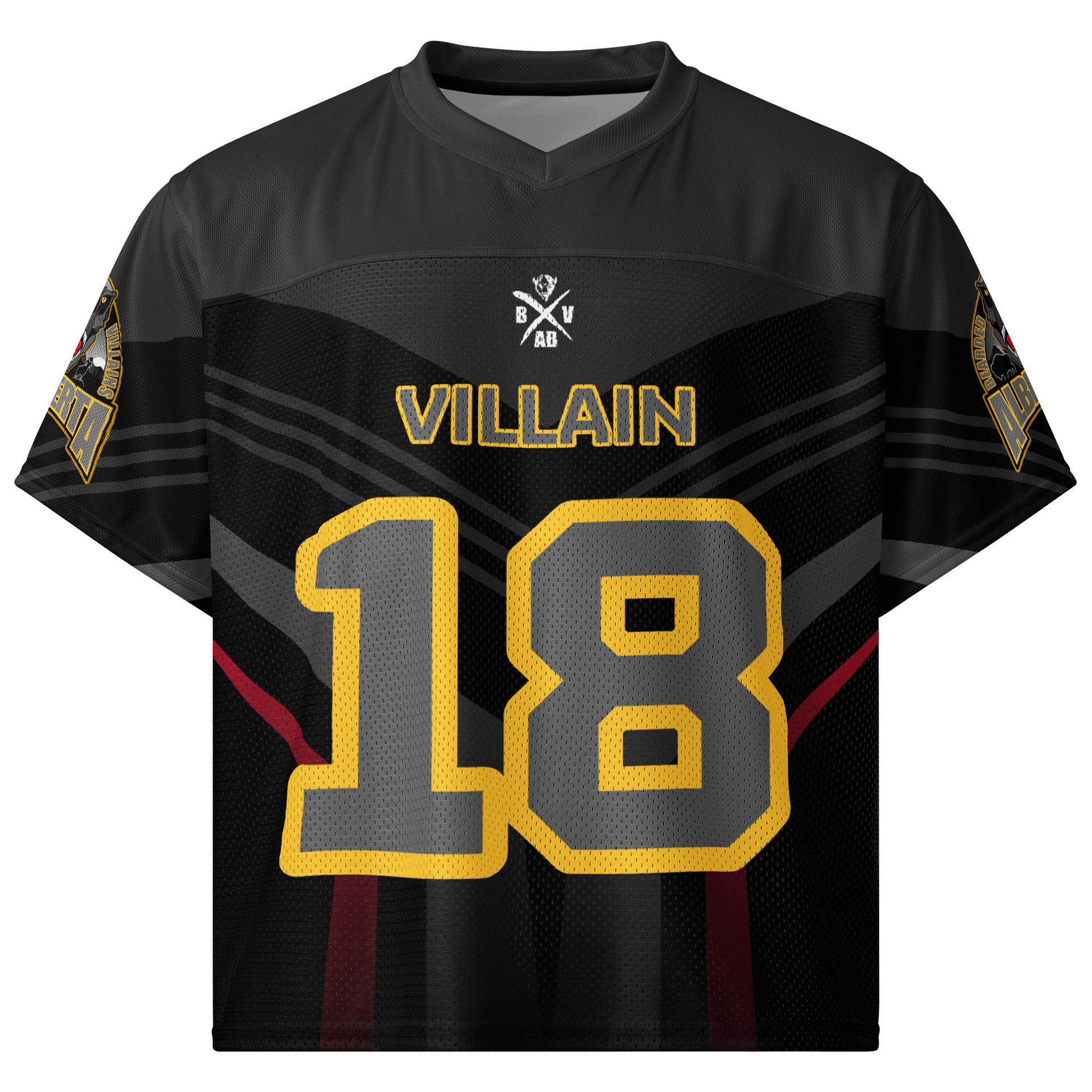 BLACK OUT FOOTBALL JERSEY product image (1)