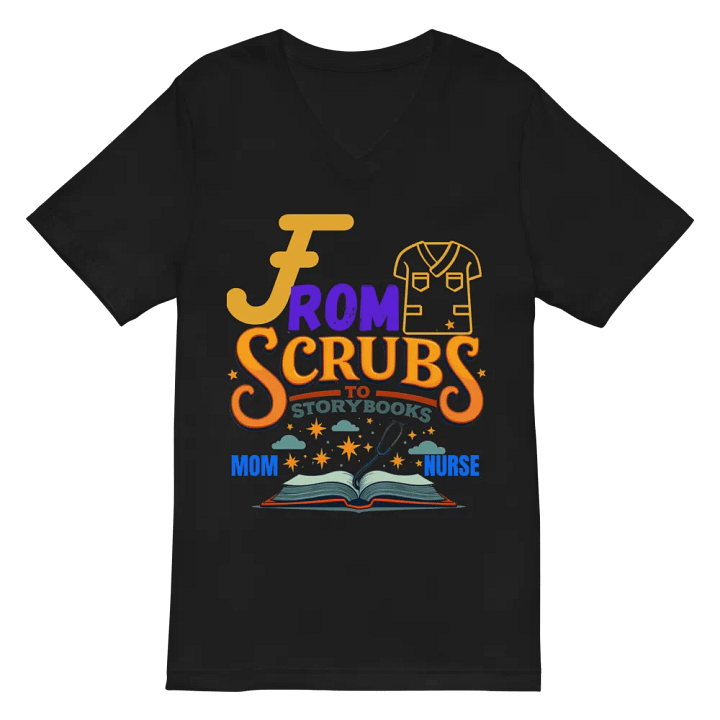From Scrubs to Storybooks V-Neck Tee product image (3)