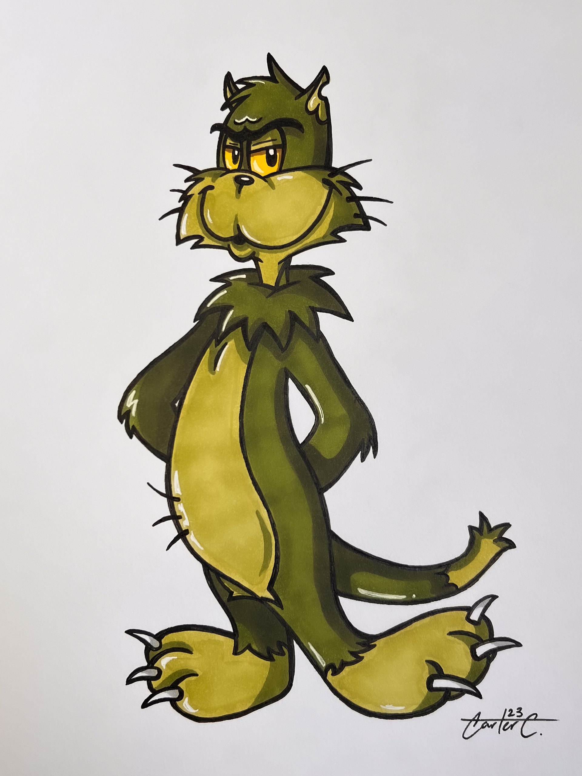 Mean One Day 3 Original Drawing product image (1)