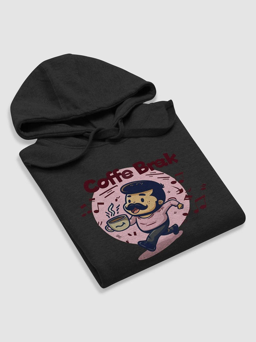 Coffee Break Hoodie Pink Variant (Large Logo) product image (5)