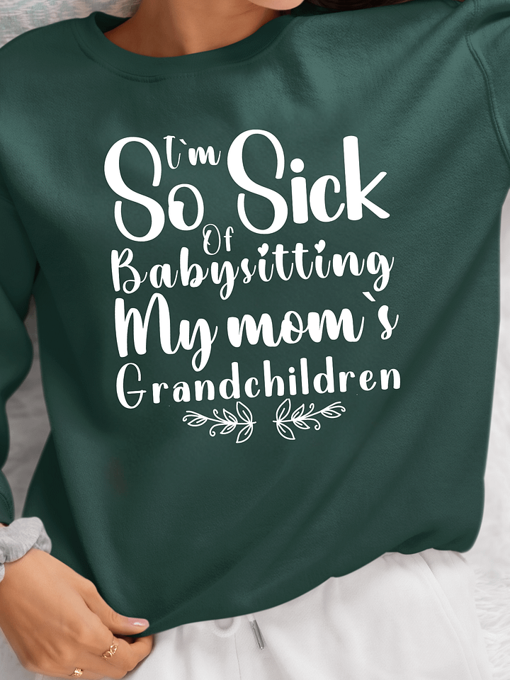 My mom`s grand children Gildan Sweatshirt. product image (1)