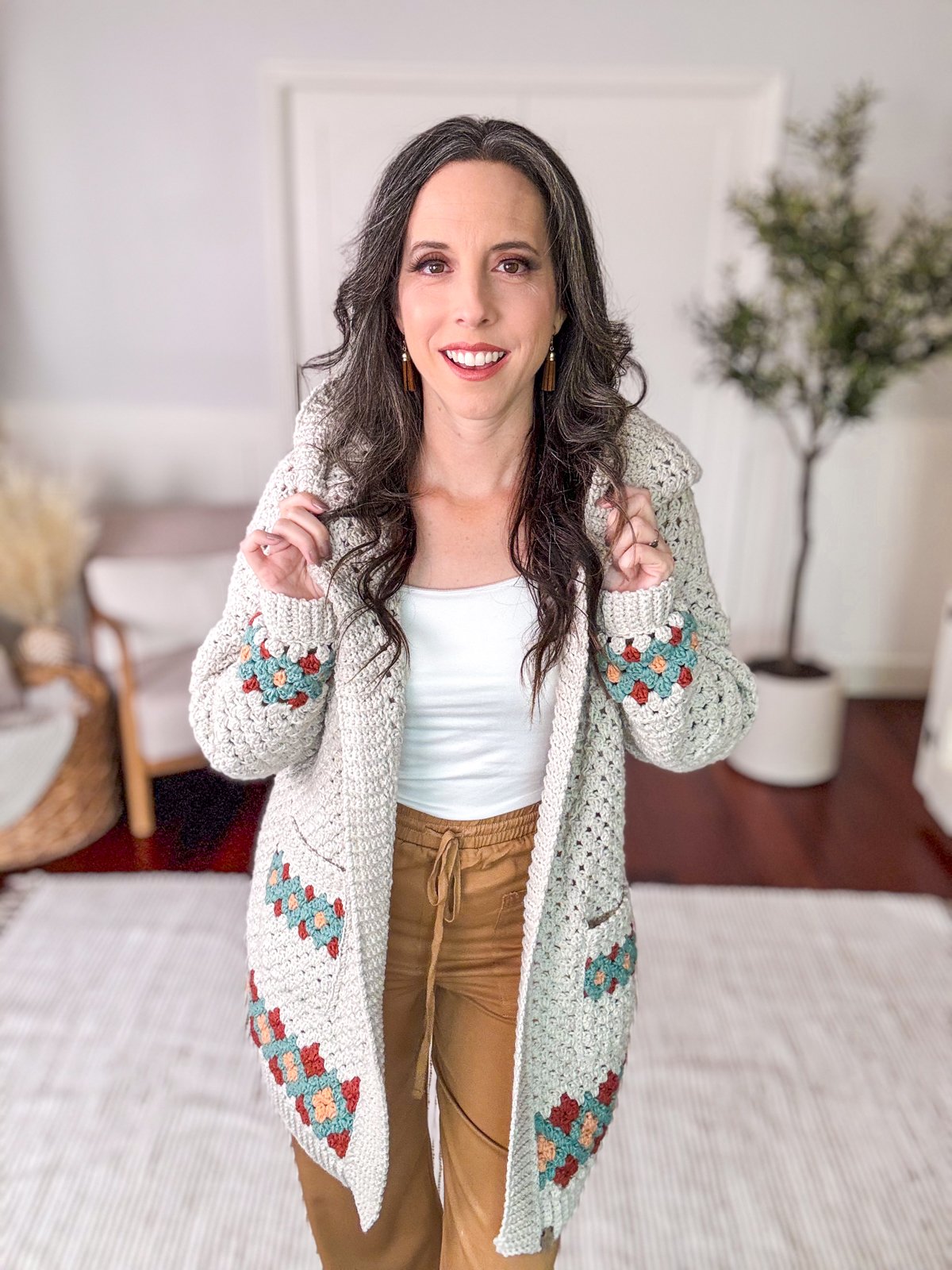 Gemstone Granny Crochet Cardigan Pattern product image (5)
