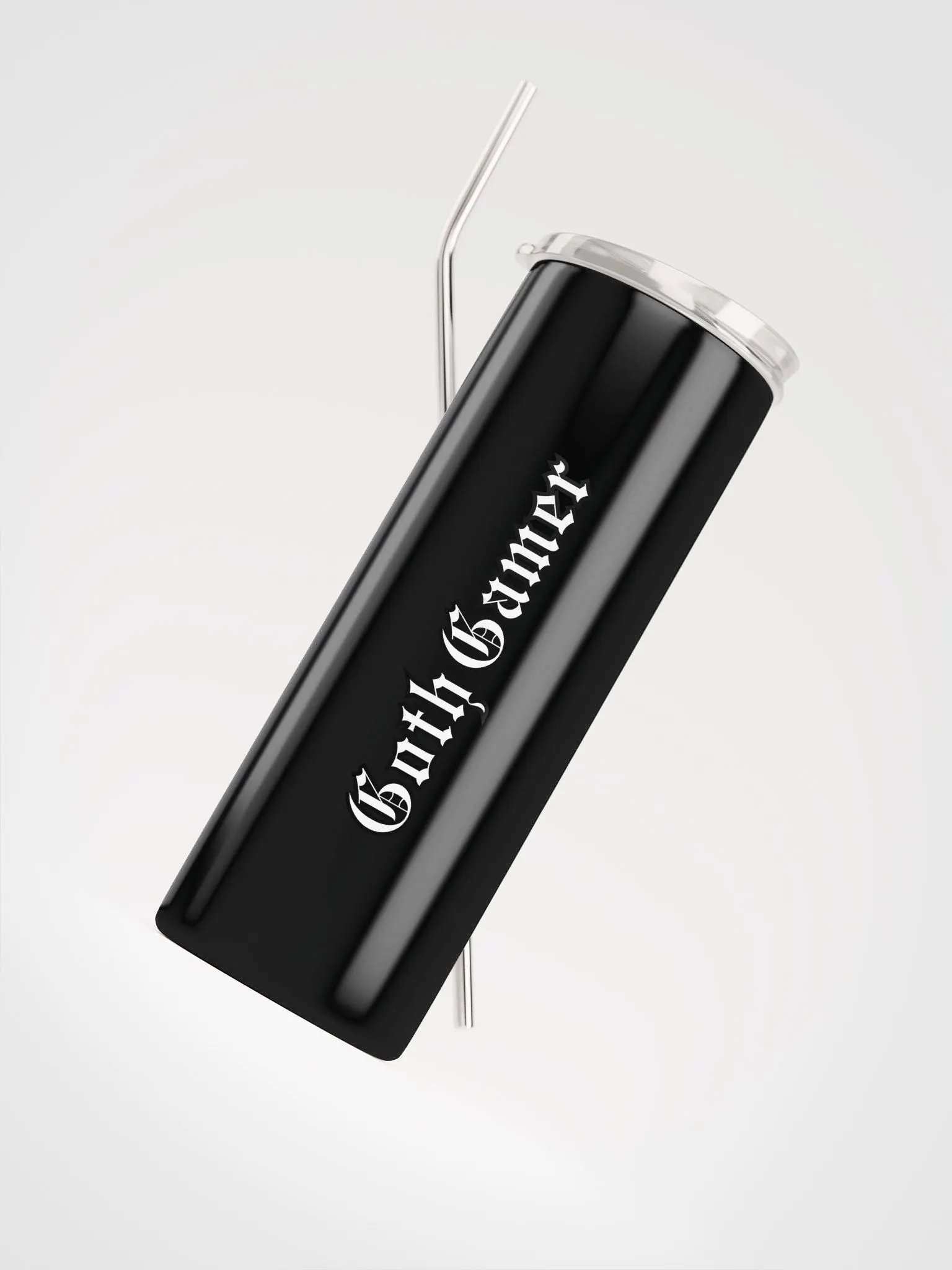 Goth Gamer Stainless Steel Tumbler with Straw product image (4)