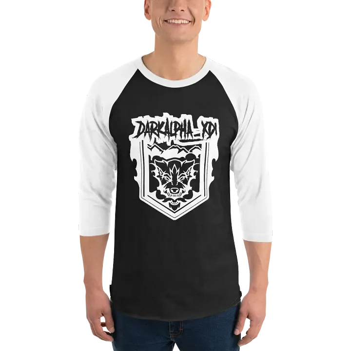 DarkAlpha Logo, Baseball T product image (1)