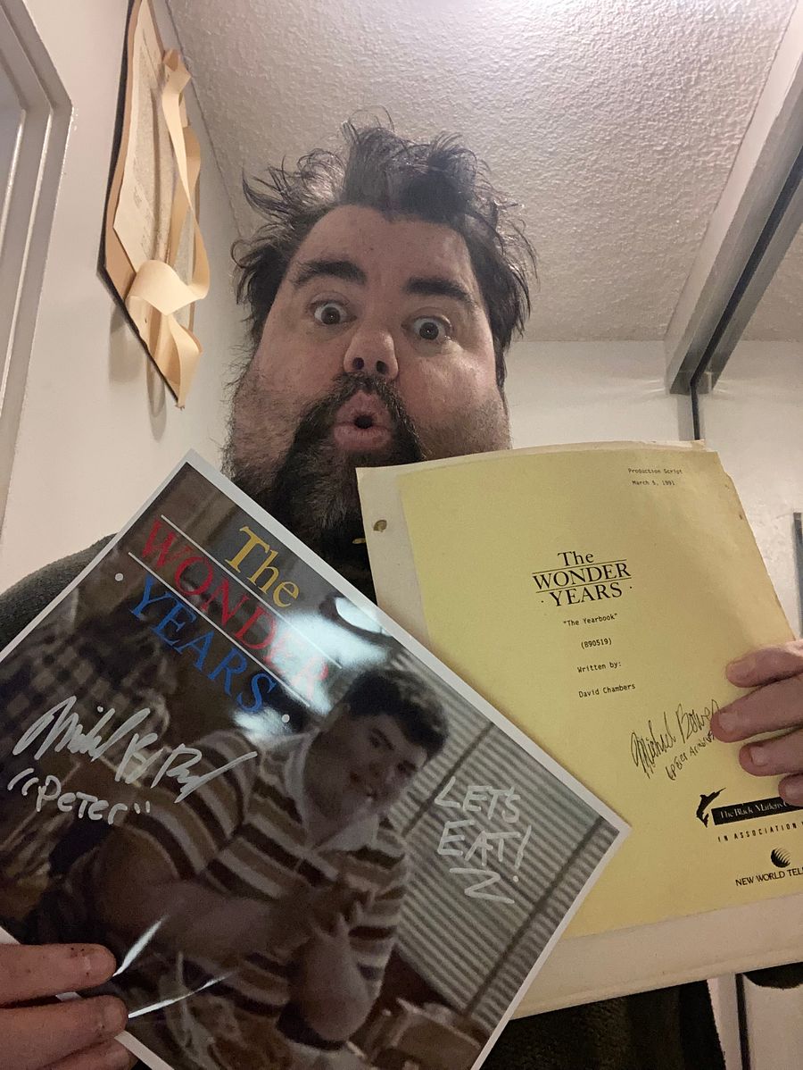 The Wonder Years Original Used Script & 2 Autugraphed Photos product image (9)