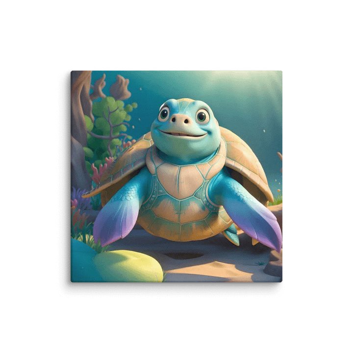 Endangered Species - Mexico - Sea Turtle Canvas Art product image (1)