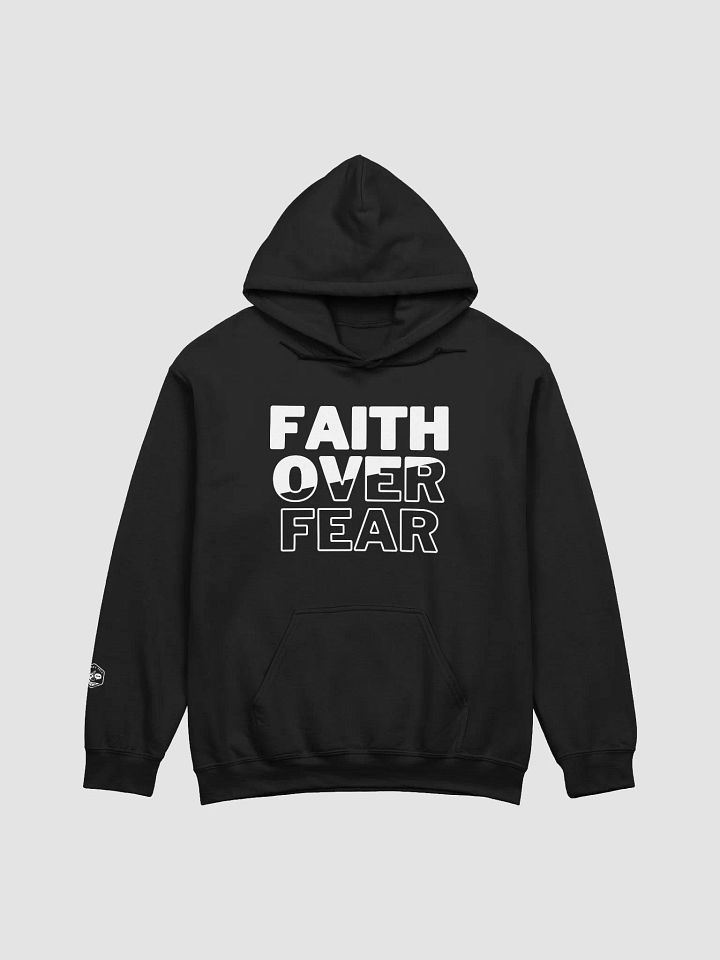 Faith Over Fear Unisex Hooded Sweatshirt | Comfortable & Inspirational Hoodie for Everyday Wear product image (2)