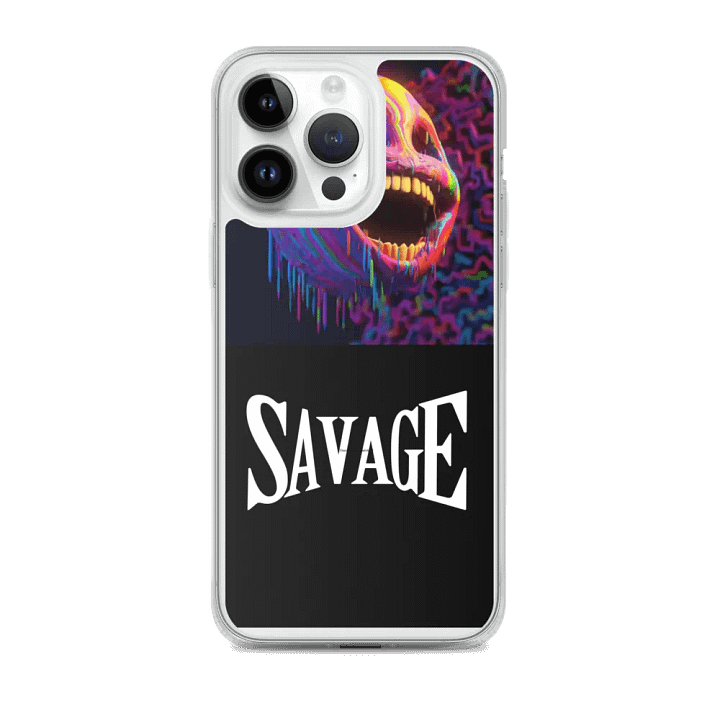 Psychedelic Melting Face iPhone® Case product image (2)