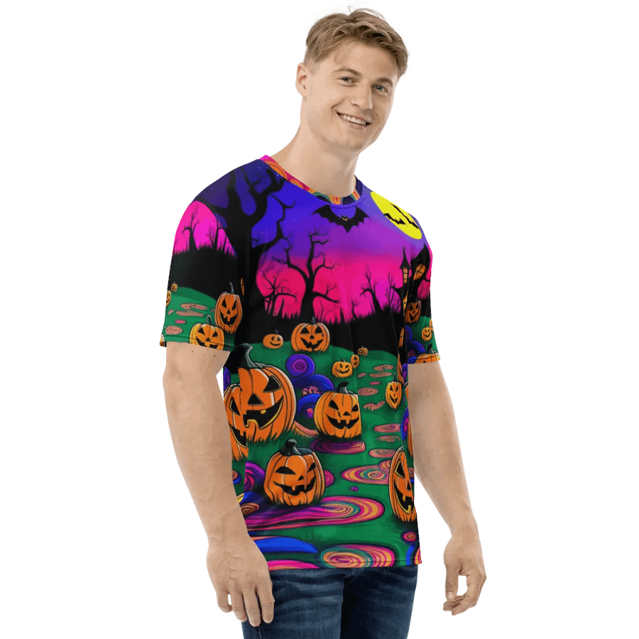 Haunted Pumpkins Habitat T Shirt product image (1)