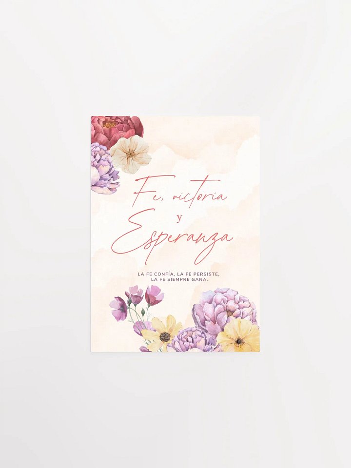 Fe, Victoria y Esperanza Poster product image (1)