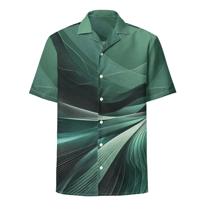 Men's Full-Print-3 Green Hawaiian Shirt product image (1)