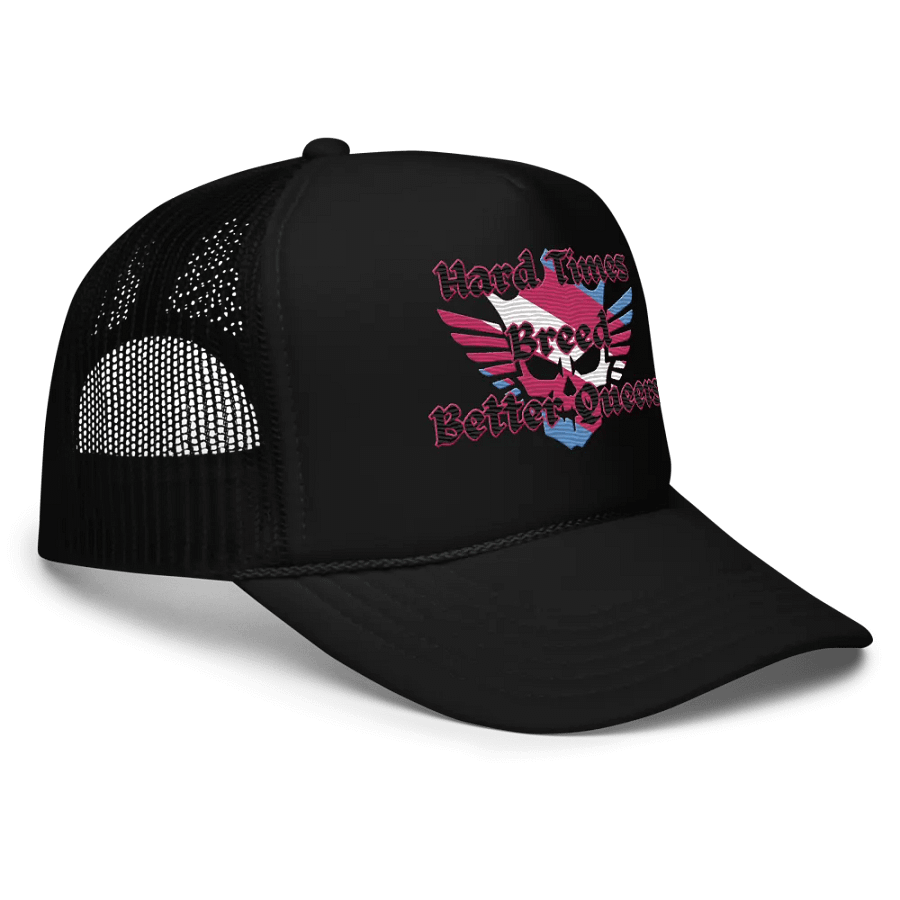 Hard Times Embroidered Trucker Hat product image (7)
