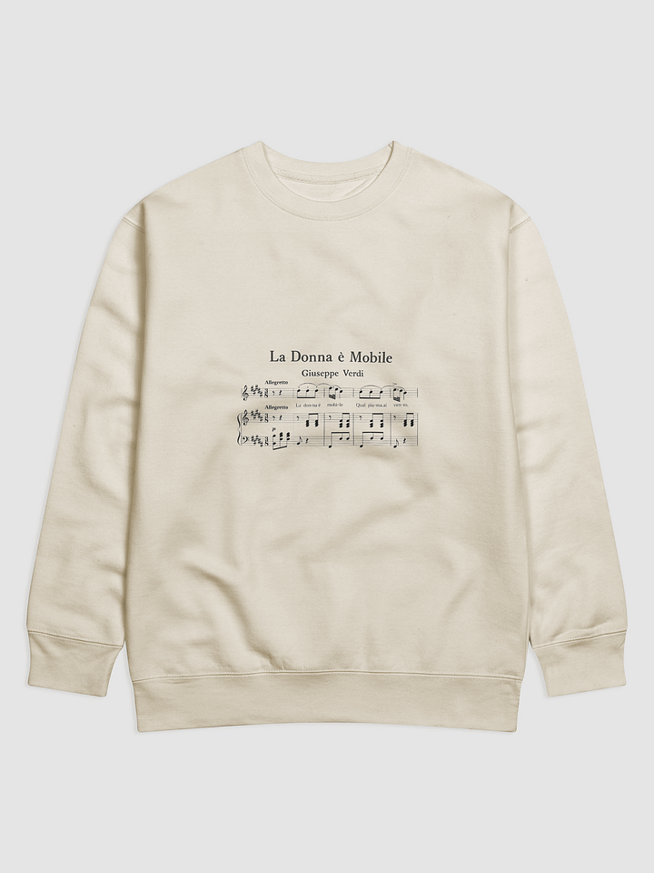 La Donna e Mobile - Melodies Sweatshirt product image (1)