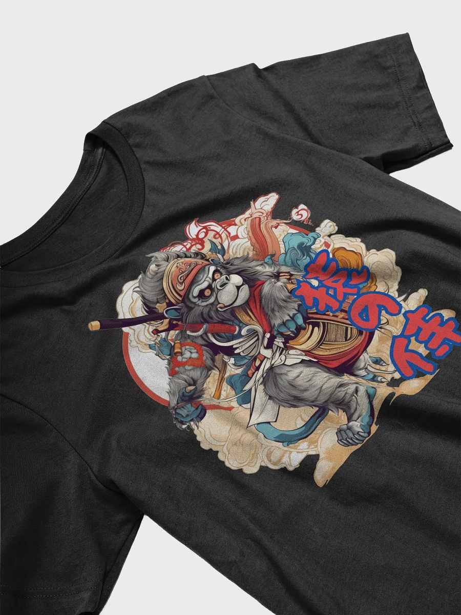 Japanese Samurai Monkey Warrior Graphic Tee, Unique Animal Art, Trendy Casual Wear, Bold Statement Shirt for Men and Women Classic Tee product image (5)