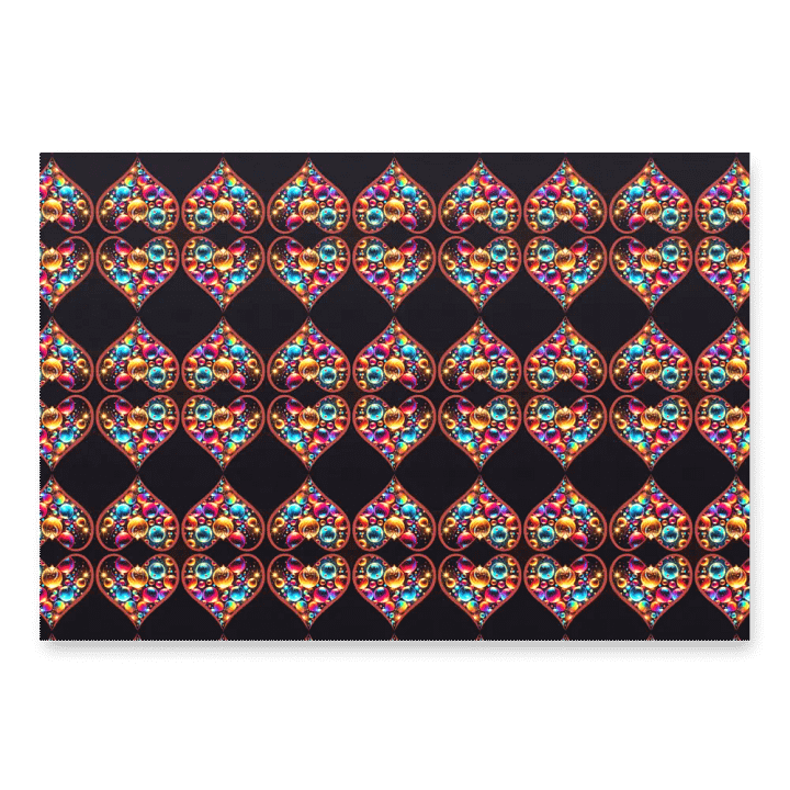 Ornate Hearts Wrapping Paper Set product image (2)